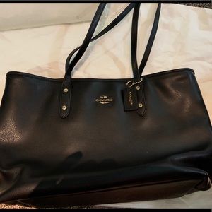 Classic black Coach bag